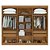 Guarda-Roupa Lopas Bertha 6 Portas com Espelho – Amêndoa Clean - Imagem 2