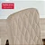 Conjunto Mesa Lopas Sintonia com 6 Cadeiras Luar – Amêndoa Clean / Off White - Imagem 4