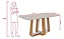 Conjunto Mesa Lopas Sintonia com 6 Cadeiras Luar – Amêndoa Clean / Off White - Imagem 5