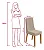 Conjunto Mesa Lopas Sintonia com 6 Cadeiras Luar – Amêndoa Clean / Off White - Imagem 6
