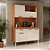 Kit Cozinha Itatiaia Dunas 140 – 5 Portas e 1 Gaveta Cinamomo / Off White - Imagem 1