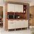 Kit Cozinha Itatiaia Dunas 180 – 7 Portas e 1 Gaveta Cinamomo / Off White - Imagem 1