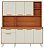Kit Cozinha Itatiaia Dunas 180 – 7 Portas e 1 Gaveta Cinamomo / Off White - Imagem 2