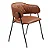 Poltrona Yara Nobly Decor Kit com 2 Unidades H920 – Pés Mel - Imagem 1
