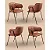 Poltrona Yara Nobly Decor Kit com 2 Unidades H920 – Pés Mel - Imagem 2