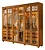 Guarda-Roupa Lopas 6 Portas Glass com Pés e LED – Suavita Amêndoa Clean - Imagem 1
