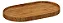 Bandeja RJ Decor Jade Oval Decorativa – Amadeirado - Imagem 3