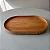 Bandeja RJ Decor Jade Oval Decorativa – Amadeirado - Imagem 1