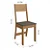 Conjunto Mesa Indekes Karla 4 Cadeiras Freijó/Off White 797 Linho - Imagem 3