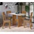 Conjunto Mesa Indekes Karla 4 Cadeiras Freijó/Off White 797 Linho - Imagem 2