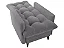 Sofanete Matrix Montreal com Puff TG536 – Chenille Prince Chumbo - Imagem 5