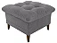Sofanete Matrix Montreal com Puff TG536 – Chenille Prince Chumbo - Imagem 6