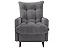 Sofanete Matrix Montreal com Puff TG536 – Chenille Prince Chumbo - Imagem 2