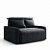 Sofanete Matrix Amora New TG536 – Chenille Prince Chumbo - Imagem 2