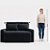 Sofanete Matrix Amora New TG536 – Chenille Prince Chumbo - Imagem 3