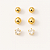 Trio Essencial Banhado a Ouro 18K - Imagem 2
