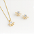 Conjunto Raio de Sol Banhado a Ouro 18K - Imagem 3