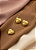 Conjunto Elo de Coração Banhado a Ouro 18K - Imagem 2