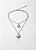 Gargantilha/Choker Duo Corações Valentia Aço Inoxidável Premium - Imagem 3