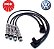 Kit Cabo de Vela NGK STV25 + Jogo de Velas BKR7ESBD Original VW Gol Fox Polo motor EA111 - Imagem 3