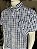 Camisa Bull Brand Xadrez Azul Manga Curta - Imagem 3