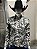 Camisete Red Western Manga Longa Estampada - Imagem 1