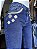 Calça Bill Way Flare Bordada - Imagem 2