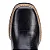 Texana DOJOAO Quadrado Croco Preto/Bronze - Imagem 2