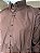 Camisa 2K Jeans Manga Longa Lisa Marrom - Imagem 3