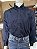 Camisa 2K Jeans Manga Longa Lisa Azul - Imagem 2