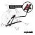 Transportador de Bicicleta de Teto Velox Aço Eqmax Transbike - Preto - Imagem 2