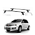 RACK EQMAX AÇO FIAT STILO 4P 2003 2004 2005 2006 2007 2008 2009 2010 2011 2012 - PRETO - Imagem 1