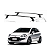 RACK EQMAX AÇO FIAT PUNTO 2007 2008 2009 2010 2011 2012 2013 2014 2015 2016 2017 2018 - PRETO - Imagem 1