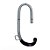 GANCHO DE TETO PARA 1 BICICLETA EQMAX (Capacidade para 1 bicicleta) - CINZA - Imagem 1