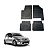 TAPETE BORRACHA CITROEN C3 2003... PRETO - Imagem 1