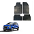 TAPETE BORRACHA ECOSPORT 2012 2013 2014 2015 2016 2017 2018 2018 2020 2021 - PRETO - Imagem 1