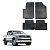 TAPETE BORRACHA AMAROK 2013 2014 2015 2016 2017 2018 2019 2020 2021 2022 2023 - PRETO - Imagem 1