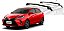 RACK EQMAX NEW WAVE TOYOTA YARIS HATCH 2018 2019 2020 2021 2022 2023 2024 2025 - PRETO - Imagem 1