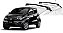 RACK EQMAX NEW WAVE FIAT MOBI 2016 2017 2018 2019 2020 2021 2022 2023 2024 2025 - PRETO - Imagem 1