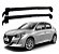 RACK EQMAX NEW WAVE PEUGEOT 208 - 2021 2022 2023 2024 2025 - CINZA - Imagem 1