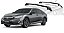 RACK EQMAX NEW WAVE HONDA CIVIC 2017 2018 2019 2020 2021 2022 - PRETO - Imagem 1
