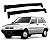 RACK EQMAX WAVE FIAT UNO MILLE 4P 1988 1989 1990 1991 1992 1993 1994 1995 1996 1997 1999 2000 2001 2002 2003 2004 - PRETO - Imagem 1