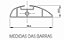 RACK EQMAX NEW WAVE VW FOX 2P 2004 2005 2006 2007 2008 2009 2010 2011 2012 2013 2014 - PRETO - Imagem 5