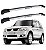 RACK TRAVESSA LARGA EQMAX MITSUBISHI TR4 2006 2007 2008 2009 2010 2011 2012 2013 2014 2015 - CINZA - Imagem 1