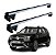 RACK P/ LONGARINAS SIGMA ALUMÍNIO (1,16M) RENAULT DUSTER 2015 2016 2017 2018 2019 - CINZA - Imagem 1