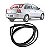 Borracha Vidro Traseiro Vigia Corsa Sedan 2002 Em Diante - 93303937 - Imagem 1