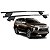 RACK P/ LONGARINAS INTEGRADAS BETA AÇO (1,30M) MITSUBISHI PAJERO SPORT 2021 2022 2023 2024 2025 - PRETO - Imagem 1