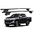 RACK P/ LONGARINAS INTEGRADAS BETA AÇO (1,30M) MITSUBISHI L200 TRITON 2021 2022 2023 2024 2025 - PRETO - Imagem 1