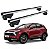RACK P/ LONGARINAS INTEGRADAS BETA ALUMÍNIO (1,26M) KIA NOVO SPORTAGE 2017 2018 2019 2020 2021 2022 2023 2024 2025 - CINZA - Imagem 1