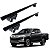 RACK P/ LONGARINAS INTEGRADAS BETA ALUMÍNIO (1,26M) MITSUBISHI L200 TRITON 2021 2022 2023 2024 2025 - PRETO - Imagem 1